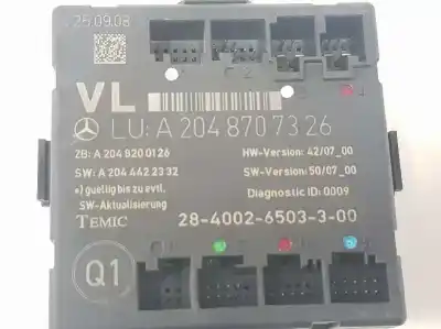 Second-hand car spare part central locking pump for clase c clase c familiar 2.2 cdi oem iam references a2048707326  2048707326