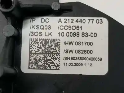 Second-hand car spare part steering wheel switch for clase c clase e lim. 3.0 cdi oem iam references a2124407703  2124407703