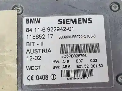 Second-hand car spare part hands free module for bmw x5 (e53) 3.0 d oem iam references 84116922942  84116922942