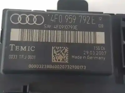 Автозапчасти б/у закрытый распределительный щит за audi a6 c6 (4f2) 2.0 tdi ссылки oem iam 4f0959793e  4f0959793e