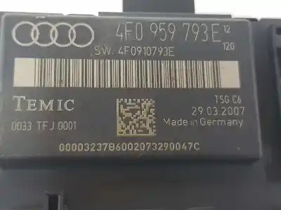 Автозапчастина б/у щит закр для audi a6 c6 (4f2) 2.0 tdi посилання на oem iam 4f0959793e