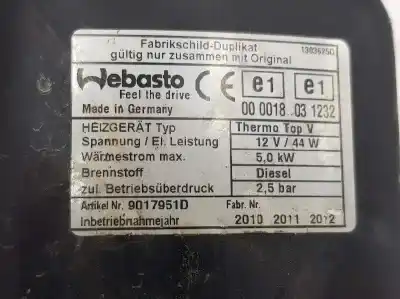 Автозапчастина б/у повне нормальне опалення для land rover discovery iv (l319) 2.7 td 4x4 посилання на oem iam lr066870  ah2218k463bc