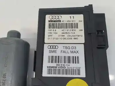 Автозапчастина б/у двигатель переднього ліва вікна для audi a8 (4e2) 4.0 v8 32v tdi biturbo cat (ase) посилання на oem iam 4e1959801  992820104