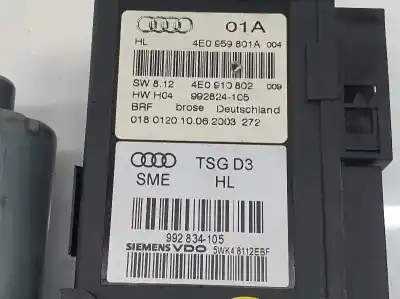Автозапчасти б/у мотор заднего левого стекла за audi a8 (4e2) 4.0 v8 32v tdi biturbo cat (ase) ссылки oem iam 4e0959801a  4e0959801d