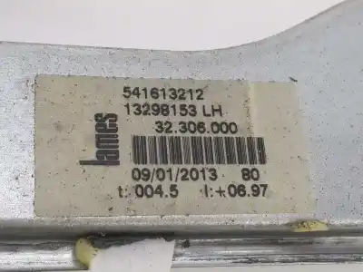 Автозапчасти б/у регулятор стекла переднего левого за opel corsa d 1.3 16v cdti ссылки oem iam 13298153  140843