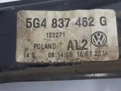 Автозапчастина б/у регулятор переднього правого скла для volkswagen golf vii (5g1, bq1, be1, be2) 2.0 gtd посилання на oem iam 5g4837462h  5g4837462g
