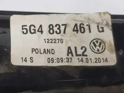 Автозапчастина б/у регулятор вікна передній лівий для volkswagen golf vii (5g1, bq1, be1, be2) 2.0 gtd посилання на oem iam 5g4837461h  5g4837461g