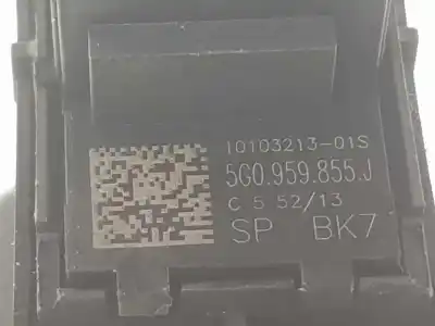 Автозапчастина б/у передній правий віконний вимикач для volkswagen golf vii (5g1, bq1, be1, be2) 2.0 gtd посилання на oem iam 5g0959855f  5g0959855j