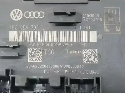 Автозапчасти б/у закрытый распределительный щит за audi q7 3.0 v6 24v tdi ссылки oem iam 4f0959795q  8k0959795f
