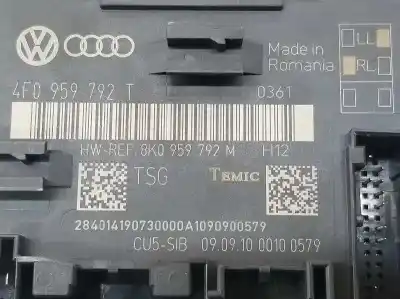 Автозапчасти б/у закрытый распределительный щит за audi q7 3.0 v6 24v tdi ссылки oem iam 4f0959792t  8k0959792m