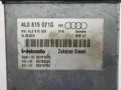 Автозапчастина б/у повне нормальне опалення для audi q7 3.0 v6 24v tdi посилання на oem iam 4l0815071g  4l0815071g