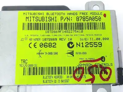Автозапчасти б/у блок управления телефоном за mitsubishi asx (ga0w) motion 4wd ссылки oem iam 8785a050  8785a050