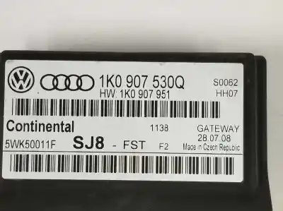 Автозапчастина б/у блок керування шлюзом для volkswagen caddy ka/kb (2k) 1.9 tdi посилання на oem iam 1k0907530q  1k0907530q