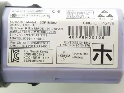 Second-hand car spare part start/stop button for subaru xv 2.0 cat oem iam references 83031fj004  83031fj004