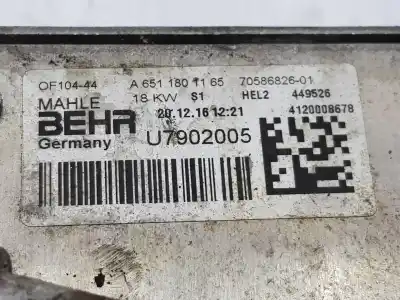 Автозапчасти б/у масляный радиатор за clase c clase e lim. 2.1 cdi ссылки oem iam a6511801165  a6511801165