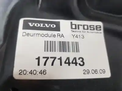 Автозапчастина б/у регулятор скла заднього правого для volvo xc60 i suv (156) 2.4 d посилання на oem iam 30791020  30791020