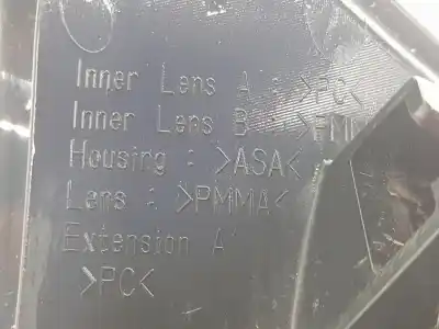 Second-hand car spare part interior left tailgate light for nissan xtrail 2.0 dci d oem iam references 265556fp5a  265556fp5a