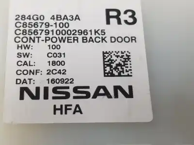 Second-hand car spare part electronic module for nissan xtrail 2.0 dci d oem iam references 284g04ba3a  284g04ba3a