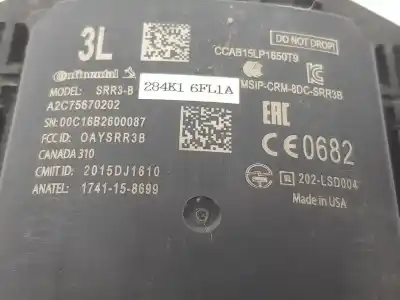 Second-hand car spare part electronic module for nissan xtrail 2.0 dci d oem iam references 284k06fl1a  a2c75670402