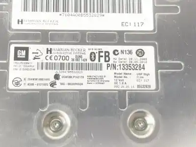 Автозапчастина б/у щит управління телефоном для opel astra j berlina 5p cosmo посилання на oem iam 13353284  13353284