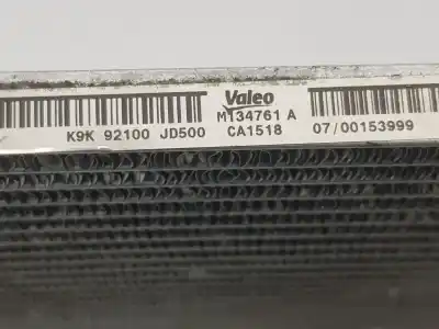 Pezzo di ricambio per auto di seconda mano condensatore / radiatore aria condizionata per nissan qashqai / qashqai +2 i (j10, nj10, jj10e) 1.5 dci riferimenti oem iam 92100jd500  92100jd500