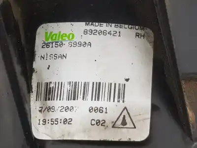 Pezzo di ricambio per auto di seconda mano luce fendinebbia destra per nissan qashqai / qashqai +2 i (j10, nj10, jj10e) 1.5 dci riferimenti oem iam b6a508990a  b6a508990a