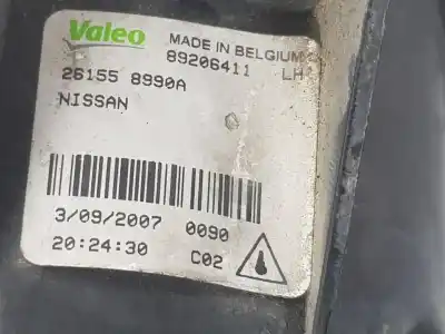 Peça sobressalente para automóvel em segunda mão farol / projetor de nevoeiro esquerdo por nissan qashqai / qashqai +2 i (j10, nj10, jj10e) 1.5 dci referências oem iam b6a558990a  b6a558990a