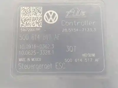 Автозапчасти б/у абс за seat leon (5f1) reference ссылки oem iam 5q0614517af  5q0614517af