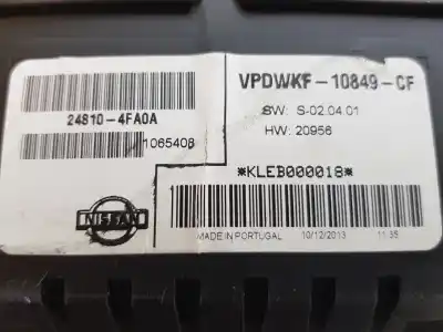 Peça sobressalente para automóvel em segunda mão quadrante por nissan nv 200 el referências oem iam 248104fa0a  248104fa0a