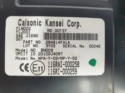 Second-hand car spare part electronic module for nissan nv 200 el oem iam references 284b14fa1a  284b14fa1a