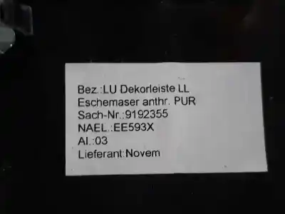 Автозапчастина б/у молдинг для bmw 7 (f01, f02, f03, f04) 730 d посилання на oem iam 51459192355  9192355 Автозапчастина б/у молдинг для bmw 7 (f01, f02, f03, f04) 730 d посилання на oem iam 51459192355  9192355