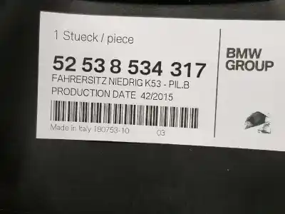 Second-hand car spare part middle rear seat for bmw r 1200 rt 1170 cm3 g-cat oem iam references 52538534317  