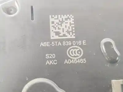 Автозапчастина б/у замок заднього правого дверя для skoda rapid ambition посилання на oem iam 5ta839016e  5ta839016e