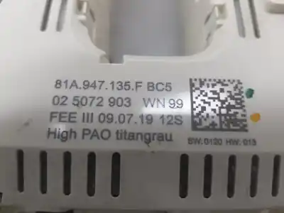 Автозапчасти б/у внутренний свет за audi q2 (gab, gag) 30 tfsi ссылки oem iam 81a947135f  81a947135f