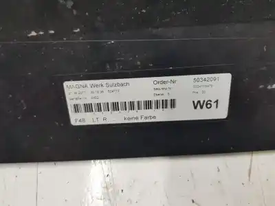 Second-hand car spare part side skirt for bmw serie x1 2.0 16v turbodiesel oem iam references 51777332328  51777332328