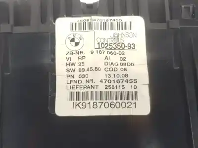 Peça sobressalente para automóvel em segunda mão quadrante por bmw 3 touring (e91) 318 d referências oem iam 621009316127  621009316127