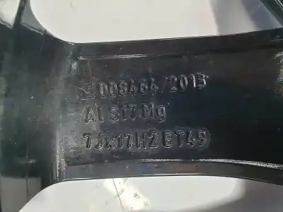 Pezzo di ricambio per auto di seconda mano cerchione in lega per volkswagen golf vii lim. 2.0 tdi riferimenti oem iam 5g0601025bt 7jx17h2 et49 17 pulgadas 