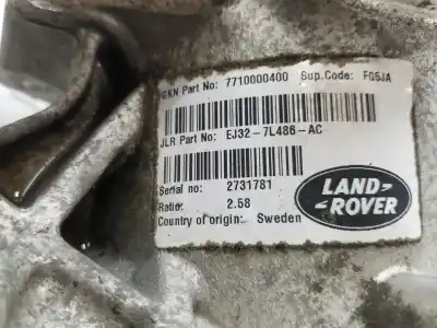 Автозапчасти б/у раздаточная коробка за land rover range rover evoque (l538) 2.2 d 4x4 ссылки oem iam lr051075  ej327l486ca