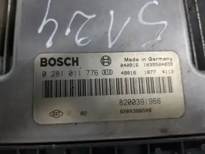 Автозапчасти б/у блок управления двигателем за renault scenic ii 1.9 dci diesel ссылки oem iam 8200391966  0281011776