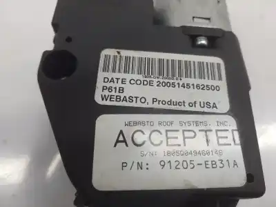 Автозапчастина б/у електричний двиг на дах для infiniti fx 30d awd посилання на oem iam 91205eb31a  91205eb31a