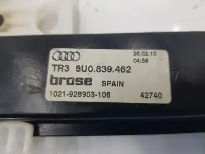 Автозапчастина б/у регулятор скла заднього правого для audi q3 (8ub, 8ug) 2.0 tdi посилання на oem iam 8u0839462  8u0839462