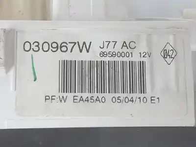 Peça sobressalente para automóvel em segunda mão comando de sofagem (chauffage / ar condicionado) por renault clio iii pack dynamique referências oem iam 7701070473  7701070473