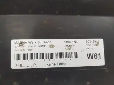 Second-hand car spare part SIDE SKIRT for BMW SERIE X1  OEM IAM references 51777332328  51777332328