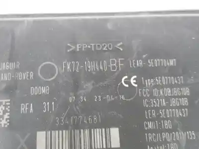 Second-hand car spare part electronic module for jaguar fpace 3.0 v6 d oem iam references c2d49986  fk7219h440bf