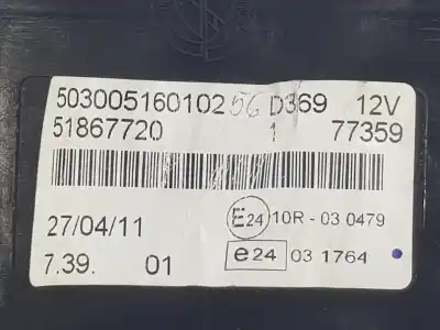Автозапчастина б/у панель інструментів для fiat doblo cargo (263_) 1.3 d multijet посилання на oem iam 51867720  52069312