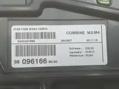 Peça sobressalente para automóvel em segunda mão quadrante por citroen celysée 1.2 12v vti referências oem iam 9809616680  9809616680