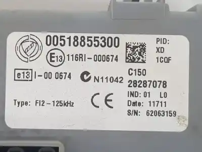 Автозапчастина б/у реле/запоперівник для fiat doblo cargo (263_) 1.3 d multijet посилання на oem iam 51885530  51885530