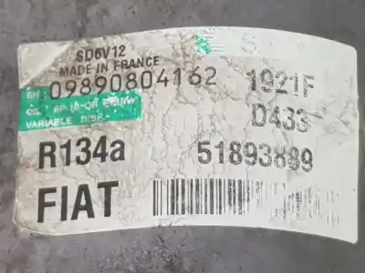 Автозапчастина б/у компресор кондиционера для fiat doblo cargo (263_) 1.3 d multijet посилання на oem iam 51803075  51893889