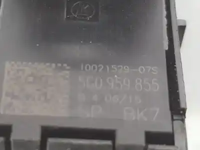 Pezzo di ricambio per auto di seconda mano interruttore alzacristalli anteriore destro per seat leon st (5f8) style riferimenti oem iam 5g0959855p  5g0959855p