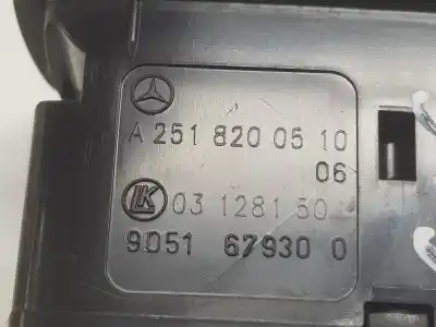Автозапчасти б/у выключатель переднего правого окна за mercedes-benz clase r (w251, v251) r 350 cdi 4-matic (251.023, 251.123) ссылки oem iam a2518200510  a2518200510
